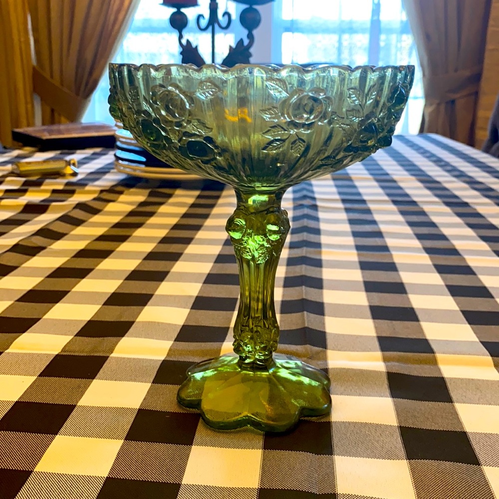 Translucent green candy 🍭 dish